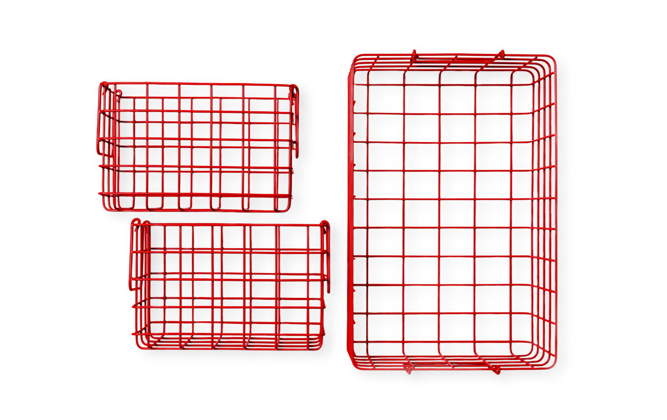 Set di 6 cestini portaoggetti in plastica, piccoli cestini per dispensa, organizer per la casa con manici ritagliati per organizzare la cucina, controsoffitti, armadi, camere da letto e bagni Set di 6 cestini portaoggetti in plastica, piccoli cestini per dispensa, organizer per la casa con manici ritagliati per organizzare la cucina, controsoffitti, armadi, camere da letto e bagni