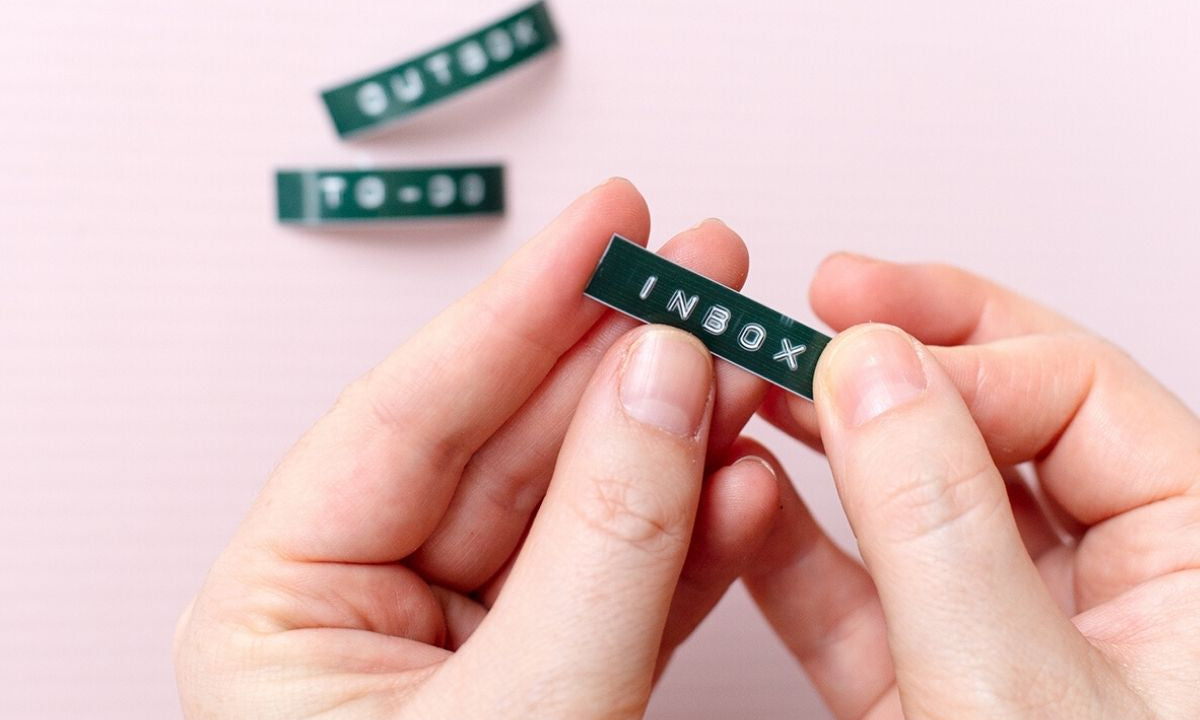 make your own - word label magnets