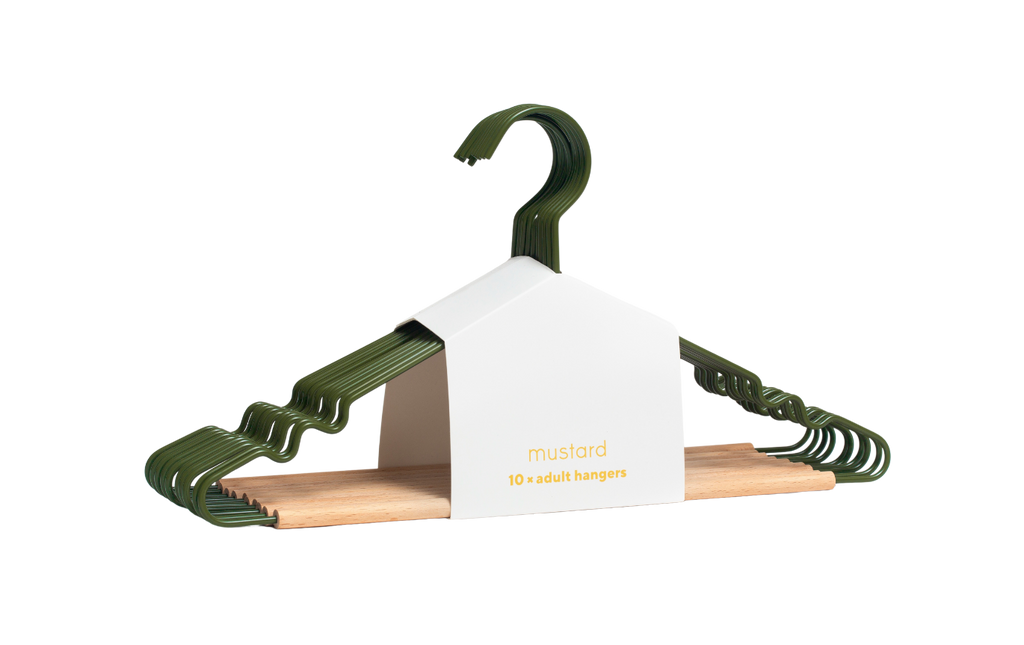 Adult Top Hangers in Olive