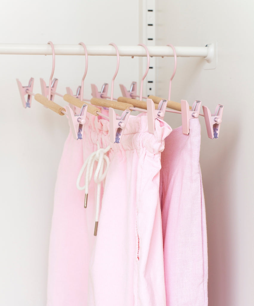 Adult Clip Hangers in Blush
