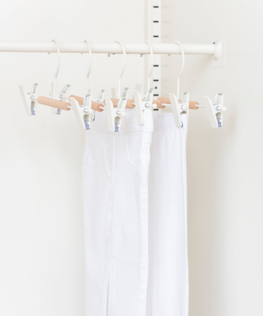 Kids Clip Hangers in Chalk