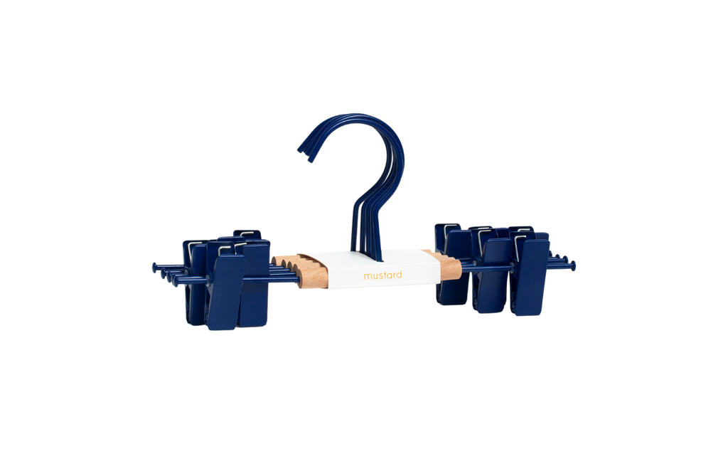 Kids Clip Hangers in Navy