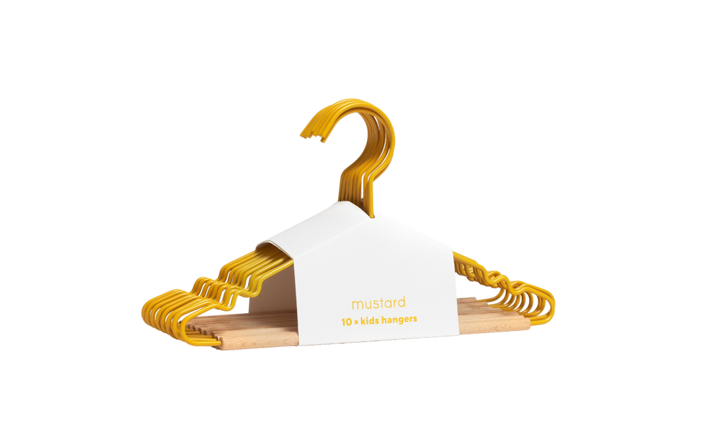 Kids Top Hangers in Mustard
