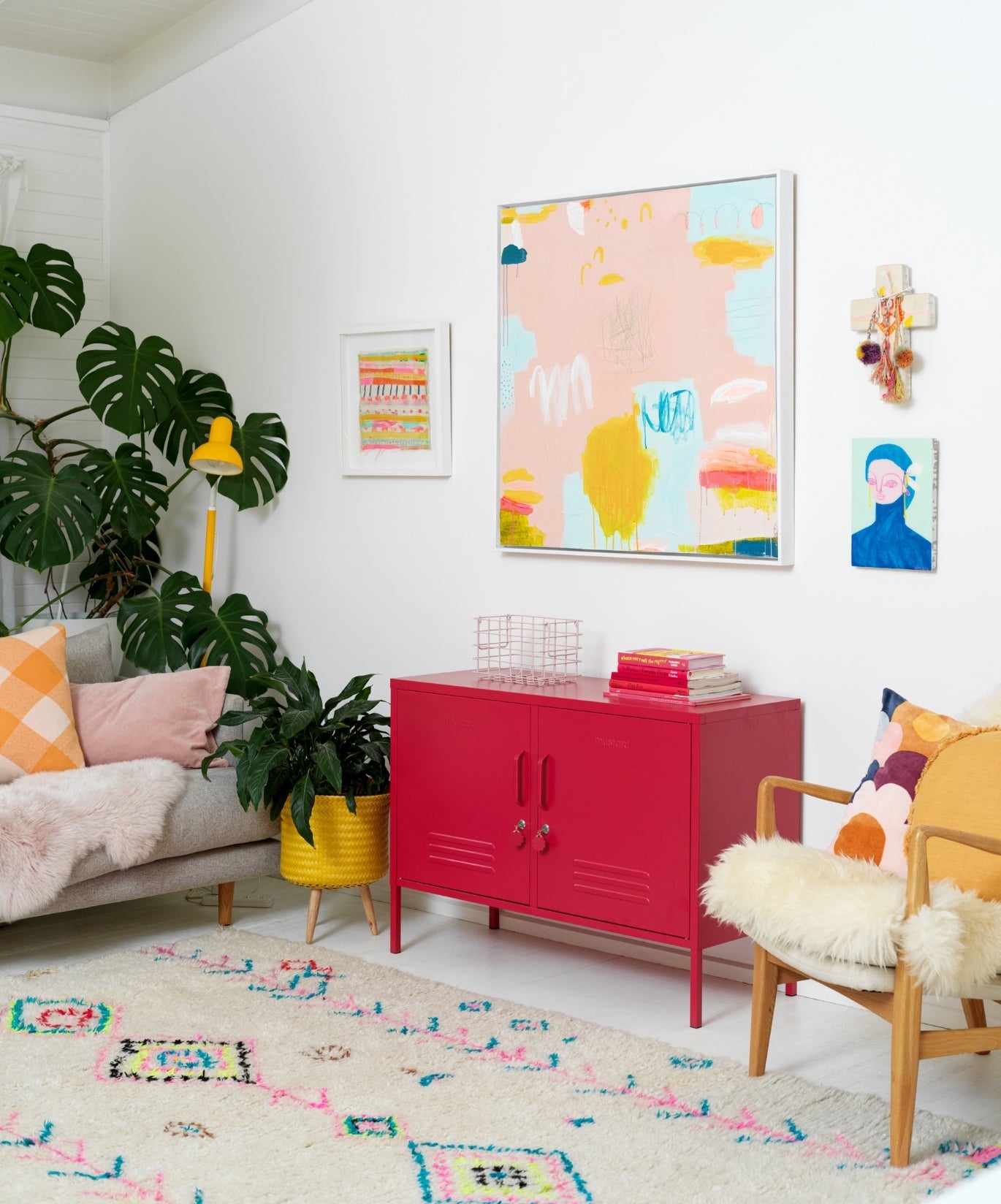 Poppy Unit The Lowdown in Poppy • Red TV Unit • Mustard Made – Mustard Made EU