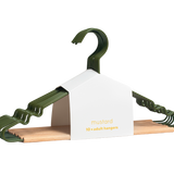 Kleiderbügel für Erwachsene in Olive