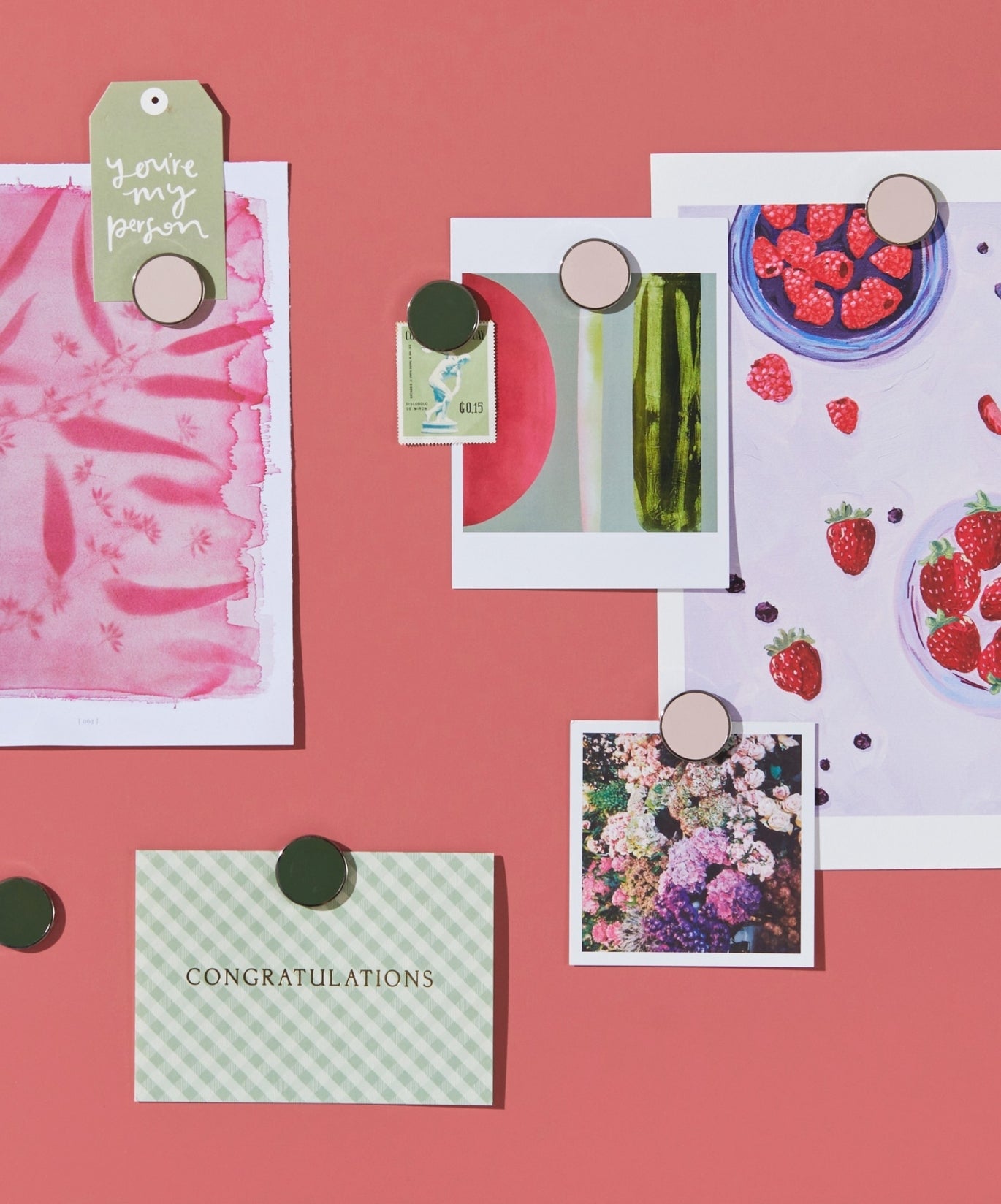 Die Buttons in Blush