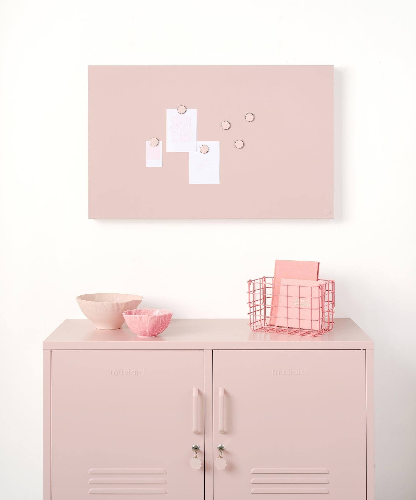 Die Buttons in Blush