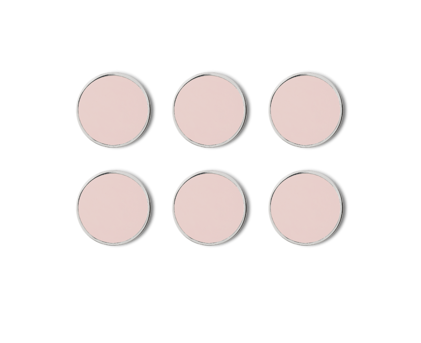 Die Buttons in Blush