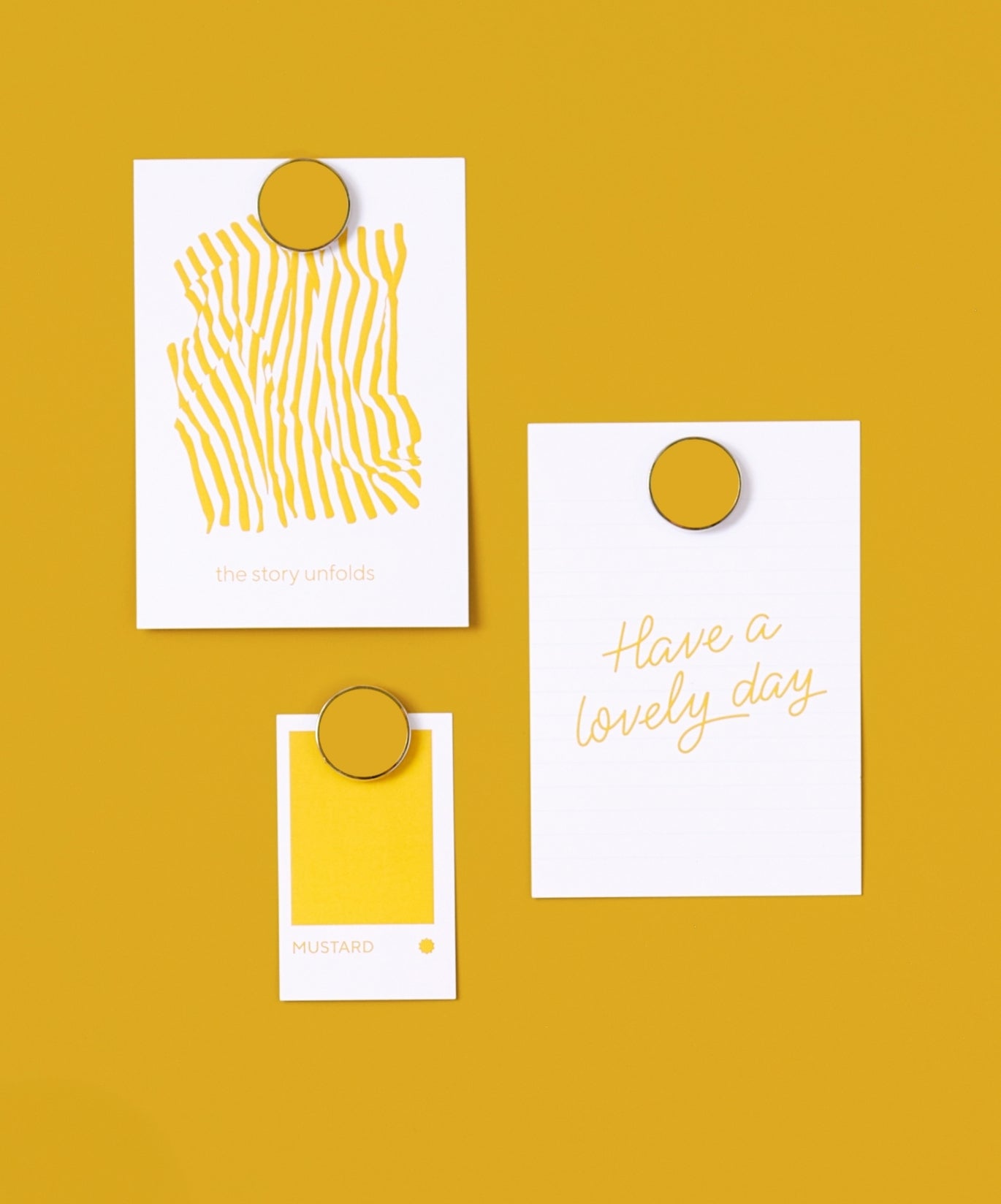 Die Buttons in Mustard