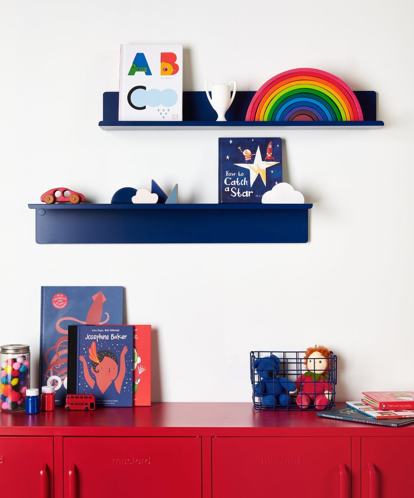 The Ledge in Navy - Groß