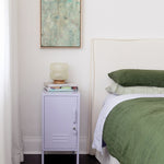 Der Shorty in Flieder auf der linken Seite