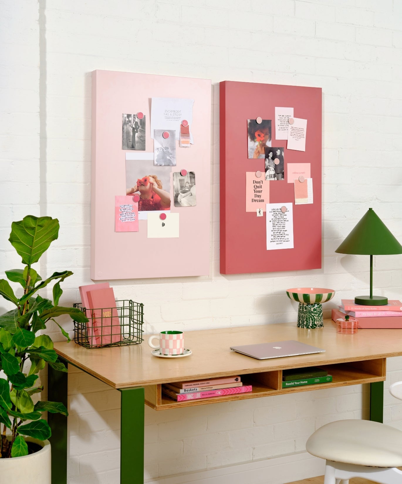 Das Storyboard in Blush