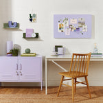 Das Storyboard in Flieder