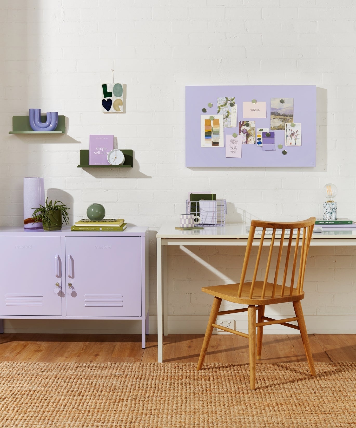 Das Storyboard in Flieder