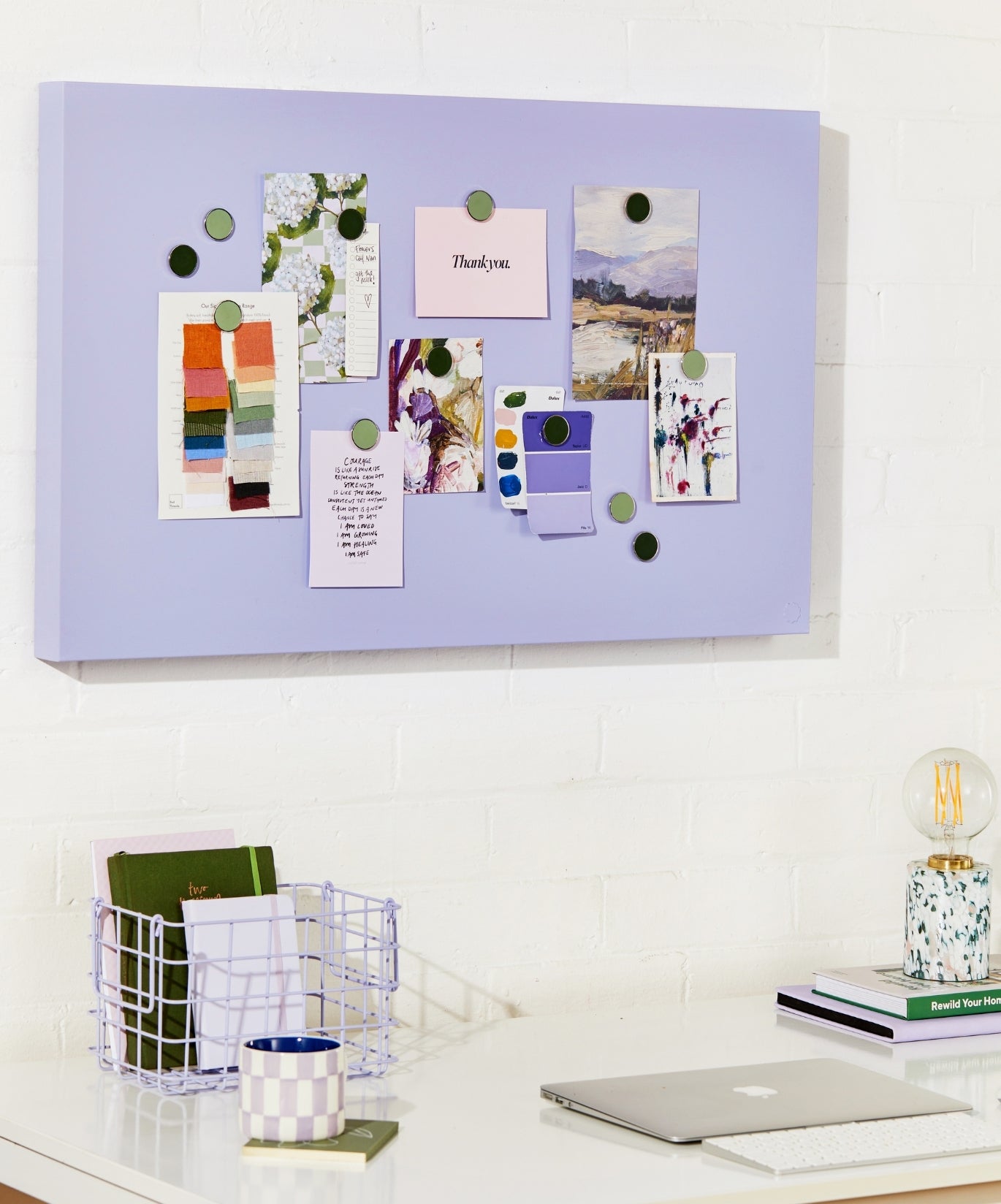 Das Storyboard in Flieder