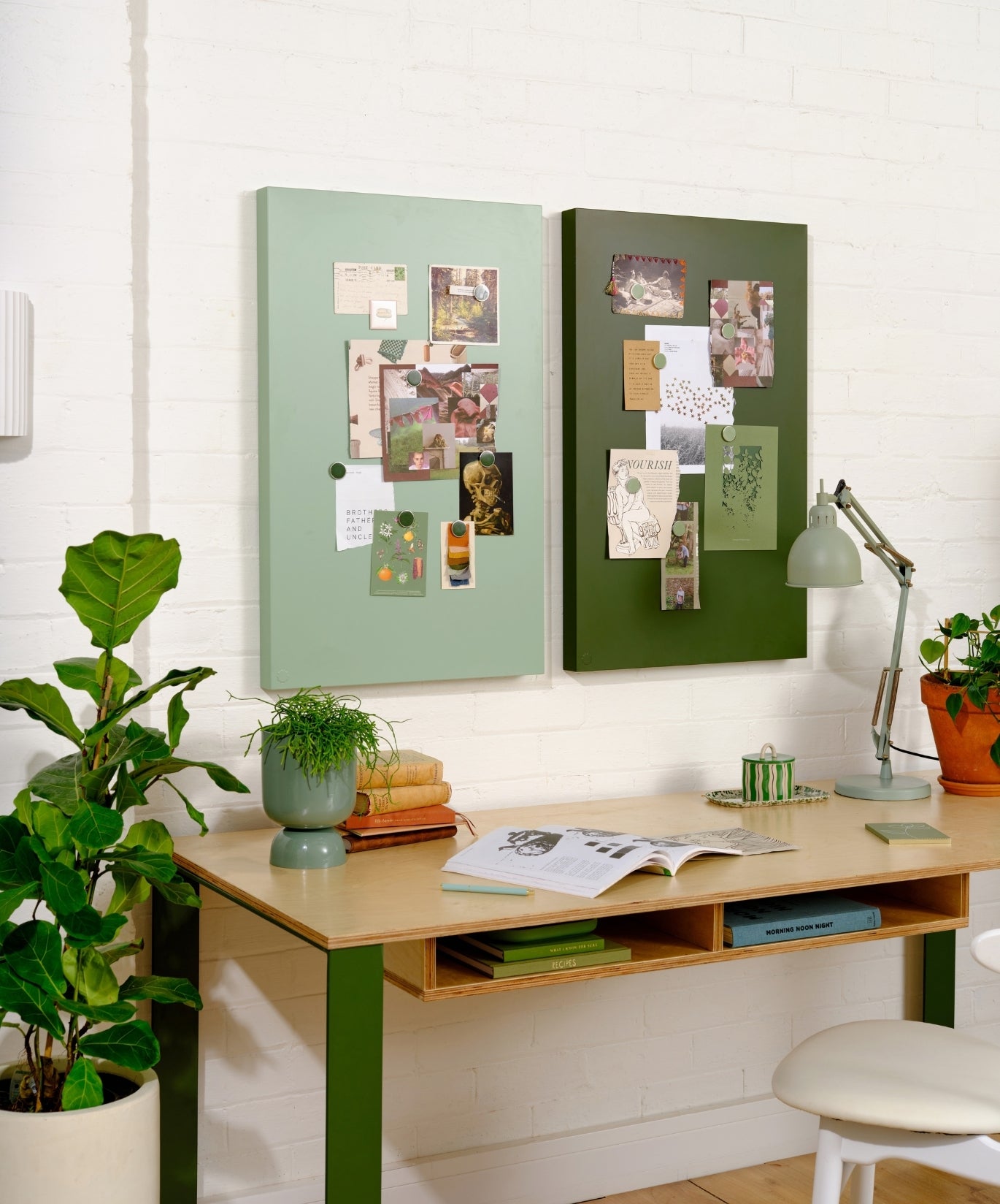 Das Storyboard in Olive