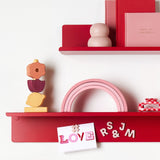 Alphabet-Magnete in Blush von Wordbits