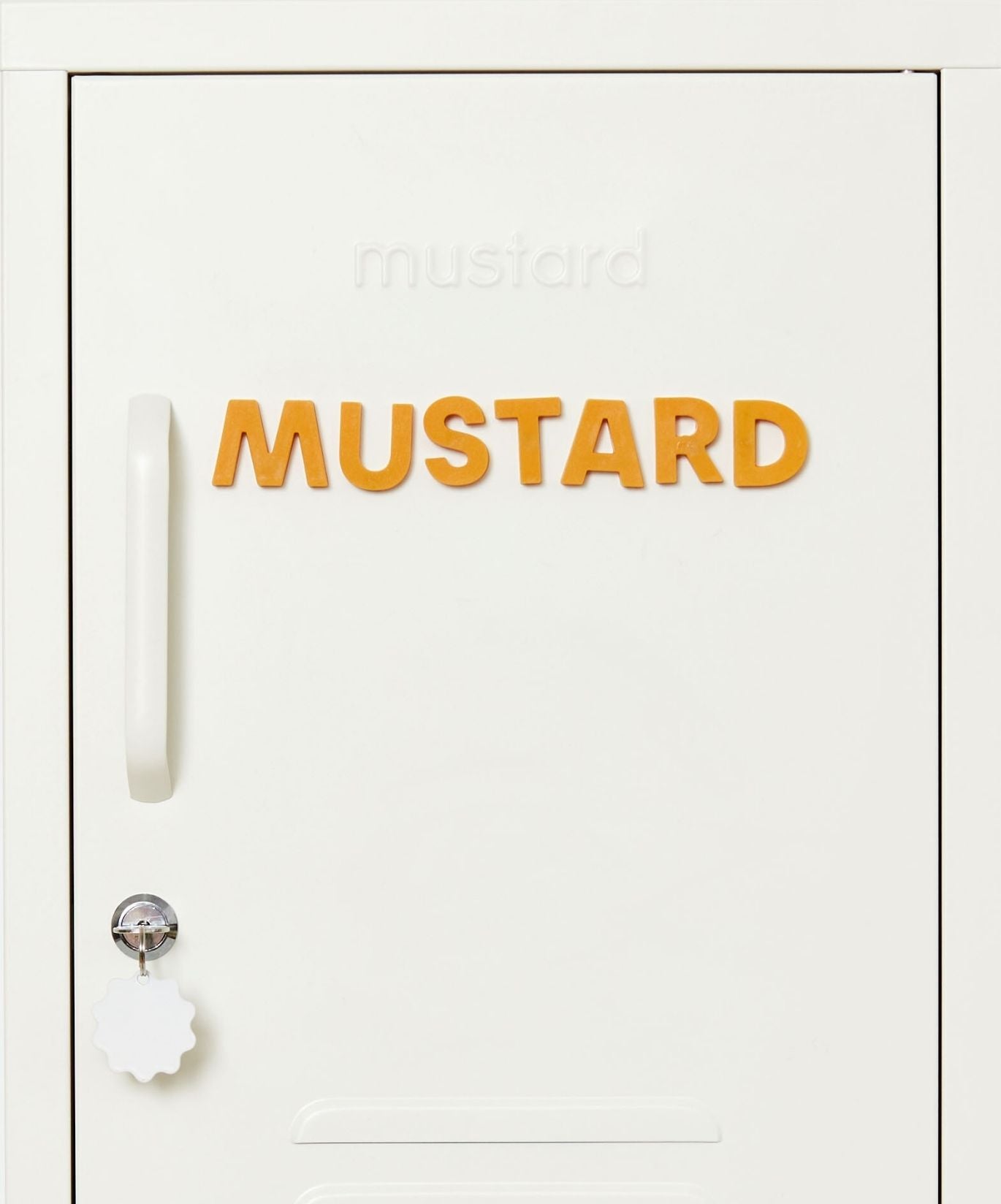 Alphabet-Magnete in Mustard von Wordbits