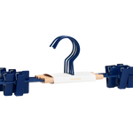 Perchas de clip para adultos en azul marino