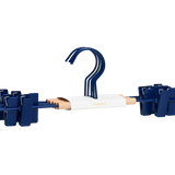 Perchas de clip para adultos en azul marino