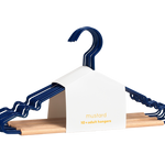 Perchas para adultos en azul marino