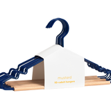 Perchas para adultos en azul marino