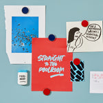 Los Buttons en azul marino