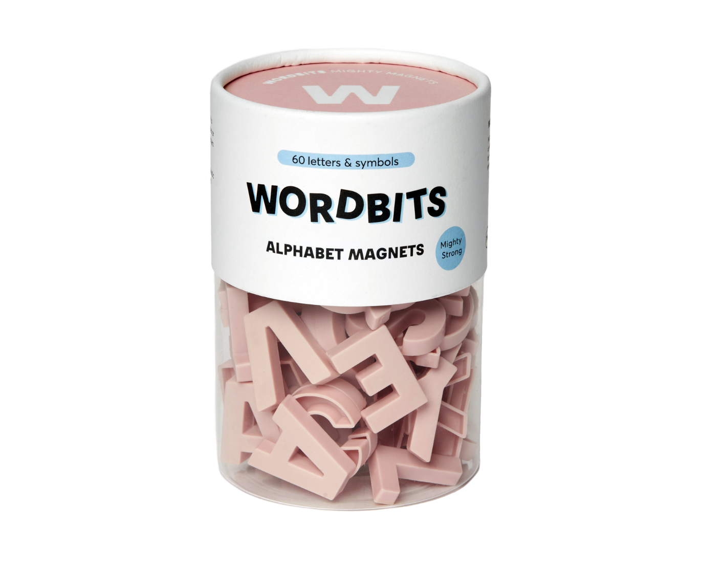 Imanes alfabéticos en Blush by Wordbits