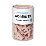 Imanes alfabéticos en Blush by Wordbits