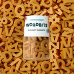 Imanes alfabéticos en Mustard de Wordbits