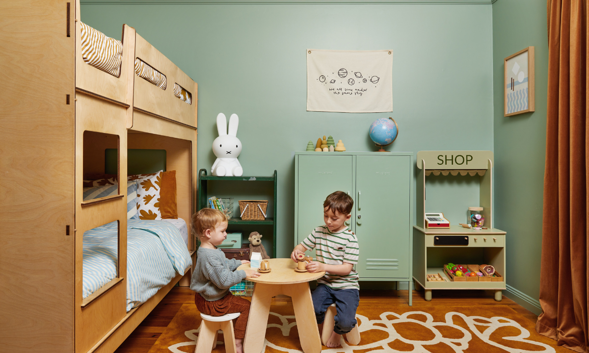 La chambre partagée de Becca pour ses plus jeunes garçons