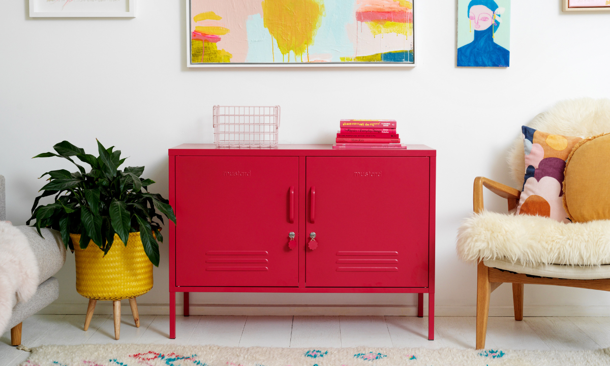 L'Lowdown en rouge coquelicot