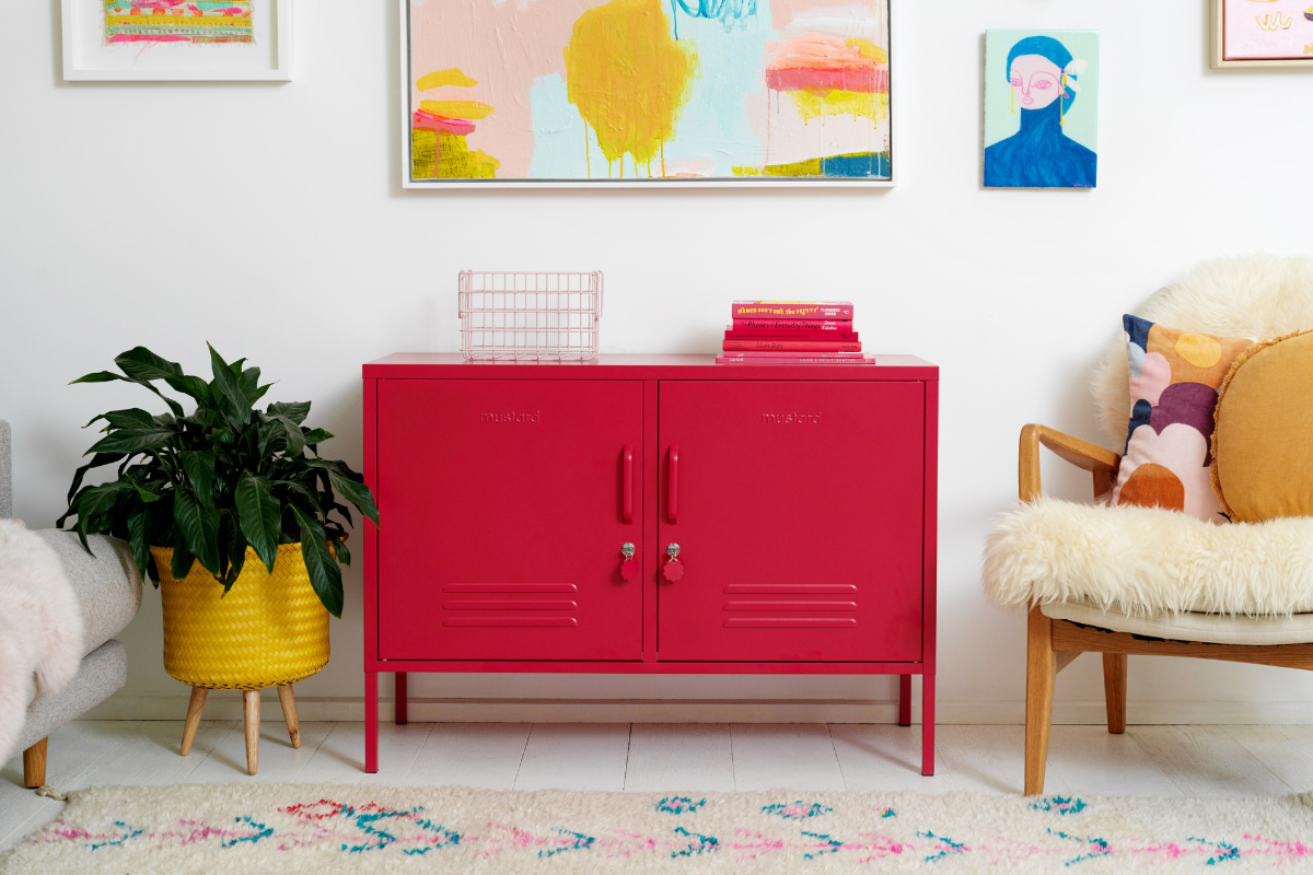 L'Lowdown en rouge coquelicot