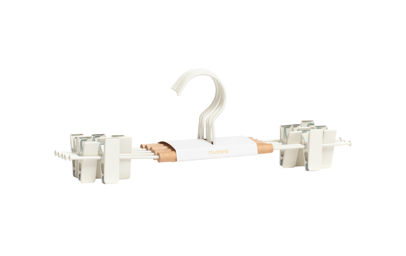 Cintres à pince pour adultes en craie