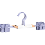 Cintres à clip pour adultes en lilas