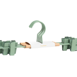 Cintres à clip pour adultes en sauge