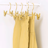 Cintres à clip pour enfants en beurre