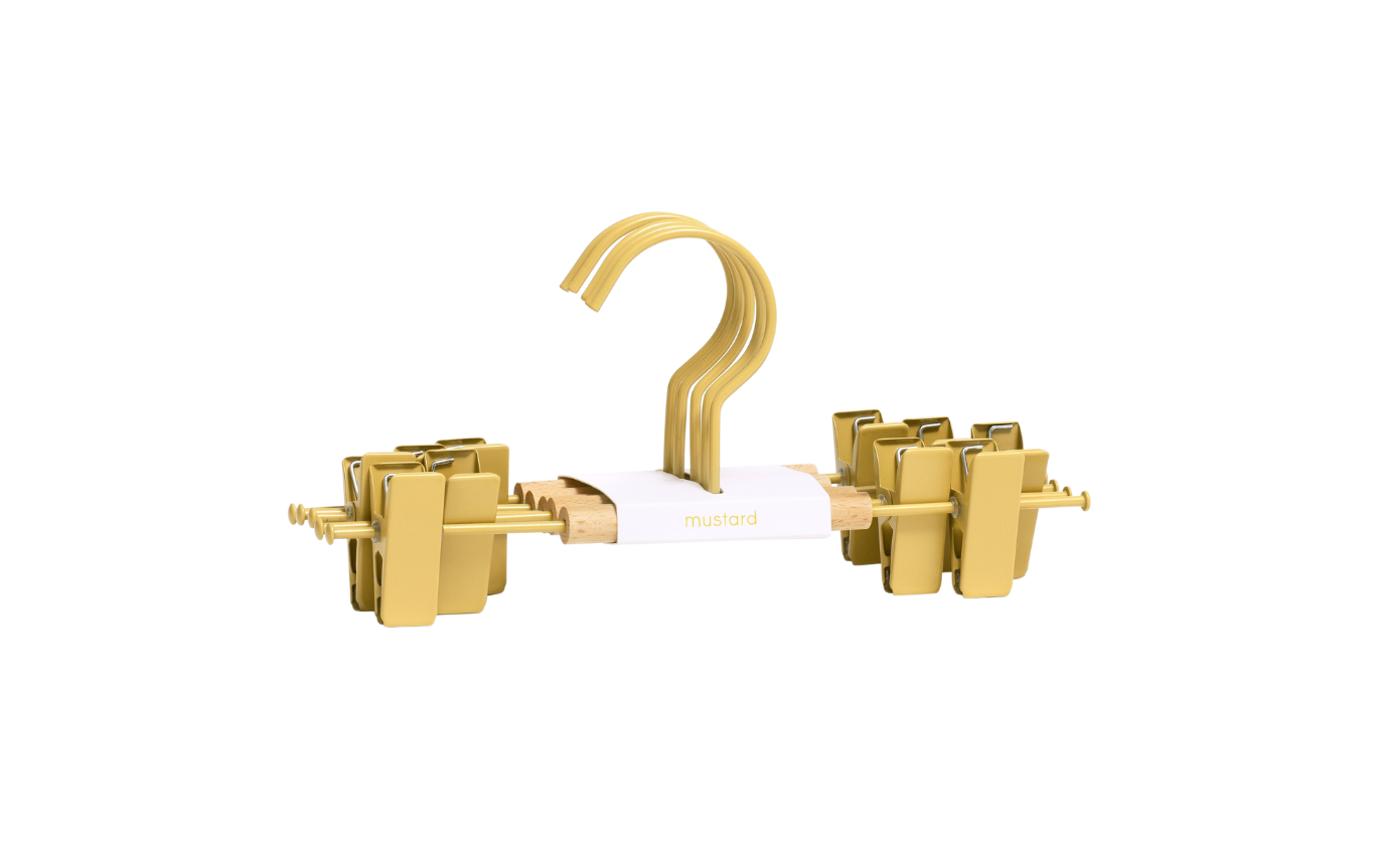 Cintres à clip pour enfants en beurre