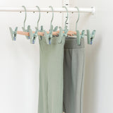 Appendini a clip per bambini in salvia