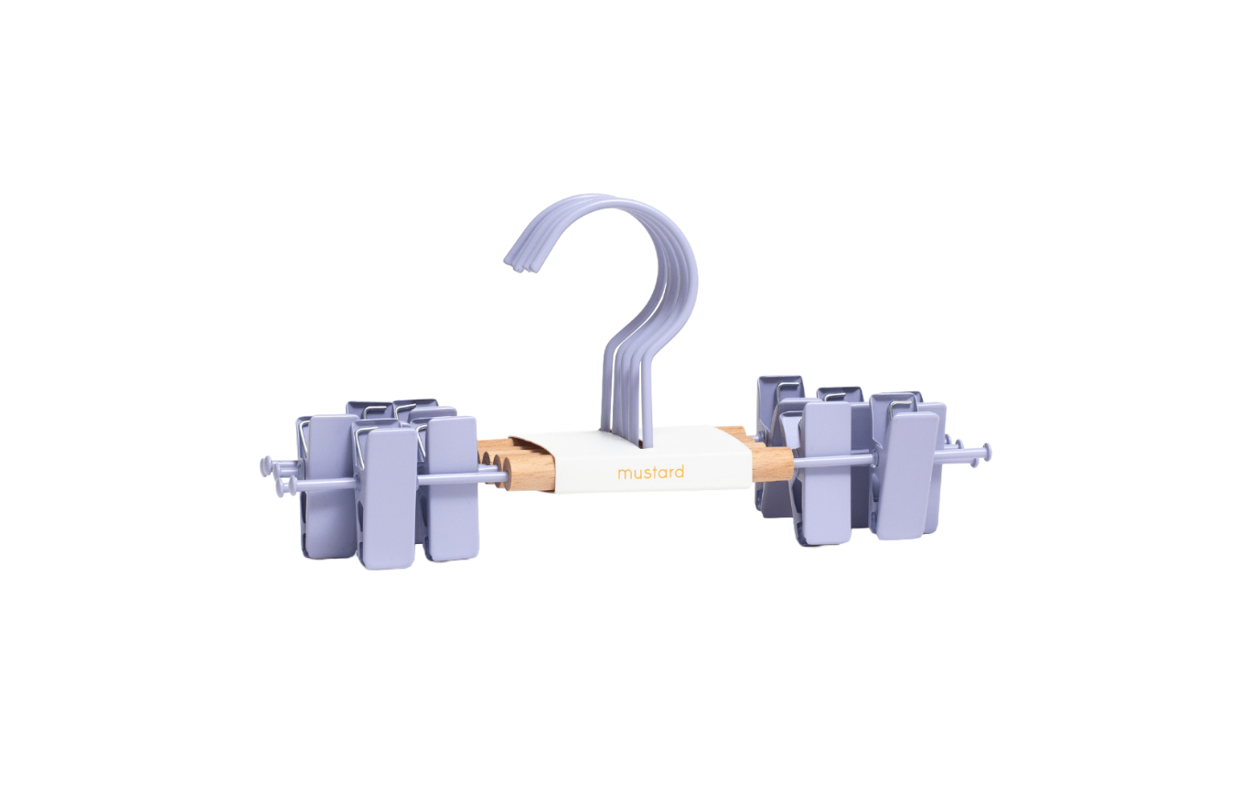 Appendini a clip per bambini in lilla