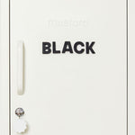 Magneti dell'alfabeto in nero di Wordbits