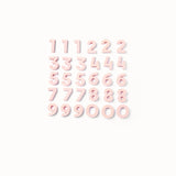 Magneti numerici in Blush di Wordbits