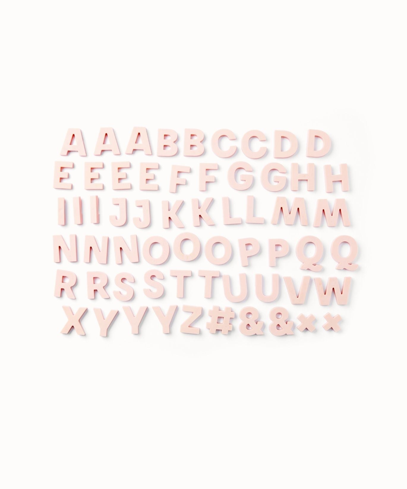 Magneti dell'alfabeto in Blush di Wordbits