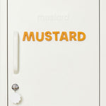 Magneti alfabetici in Mustard di Wordbits